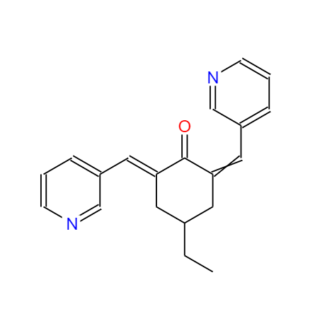 4-乙基-2,6-双(吡啶-3-基亚甲基)环己酮