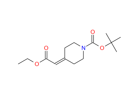 叔丁基 4-(2-乙氧基-2-氧代亚乙基)哌啶-1-羧酸