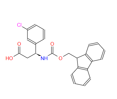 507472-16-4;FMOC-(S)-3-氨基-3-(3-氯苯基)-丙酸;FMoc-(S)-3-AMino-3-(3-chloro-phenyl)-propionic acid