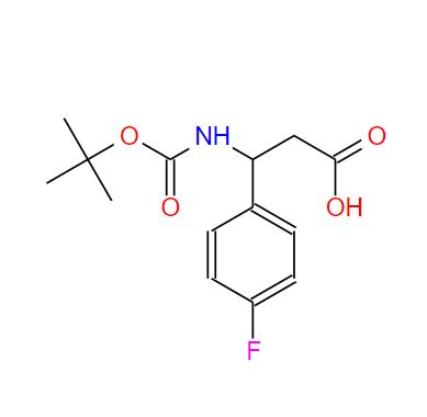 284493-72-7 Boc-DL-3-氨基-3-(4-氟苯基)丙酸