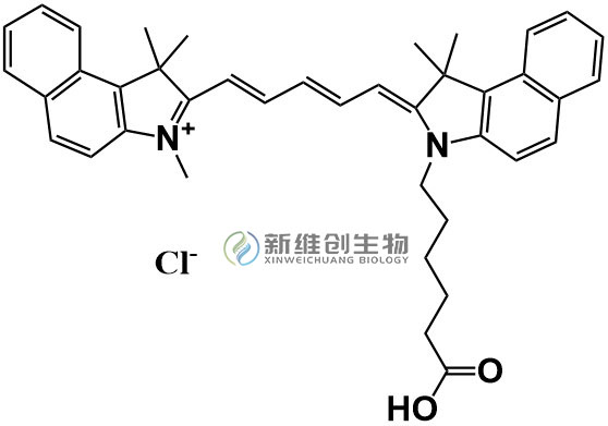 荧光染料cy5.5羧酸，cy5.5-cooh，菁染料cy5.5羧基科研试剂