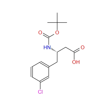 Boc-S-3-氨基-4-(3-氯苯基)-丁酸 270596-39-9