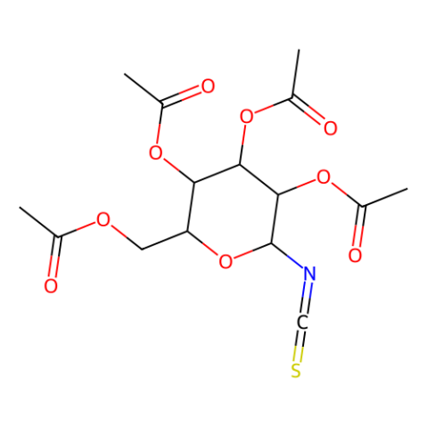 aladdin 阿拉丁 T115333 2,3,4,6-四-O-乙酰基-β-D-吡喃葡萄糖异硫氰酸酯 14152-97-7 98%