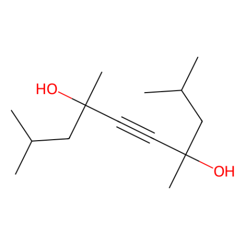 aladdin 阿拉丁 T162706 2,4,7,9-四甲基-5-癸炔-4,7-二醇 (DL-, meso-混合物) 126-86-3 >95.0%(GC)