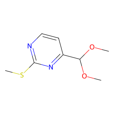 aladdin 阿拉丁 D175153 4-(二甲氧基甲基)-2-(甲基巯基)嘧啶 180869-36-7 97%