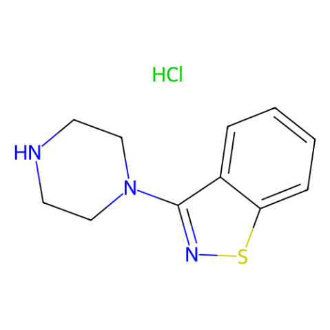 aladdin 阿拉丁 P190935 3-(1-哌嗪基)苯并异噻唑盐酸盐 144010-02-6 98%