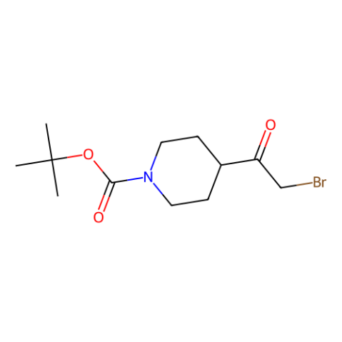 aladdin 阿拉丁 T176049 4-(2-溴乙酰基)哌啶-1-甲酸叔丁酯 301221-79-4 97%