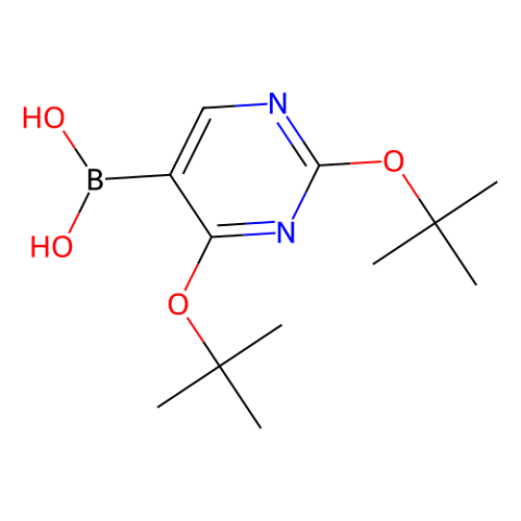 aladdin 阿拉丁 D179365 2,4-二(叔丁氧基)嘧啶-5-硼酸 (含不等量酸酐) 109299-79-8 95%