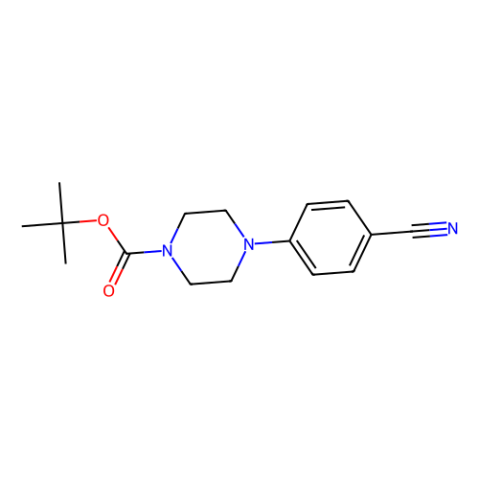 aladdin 阿拉丁 B182329 4-(4-氰基苯基)-1-哌嗪羧酸叔丁酯 186650-98-6 98%