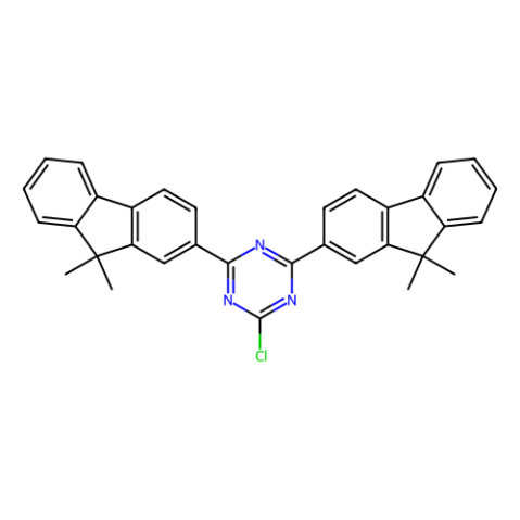 aladdin 阿拉丁 C399744 2-氯-4，6-二（9，9-二甲基-9H-芴）-1，3，5-三嗪 1459162-69-6 96%