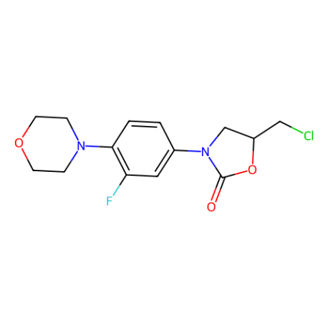 aladdin 阿拉丁 R184766 (R)-5-(氯甲基)-3-(3-氟-4-吗啉苯基)噁唑啉-2-酮 496031-57-3 98%