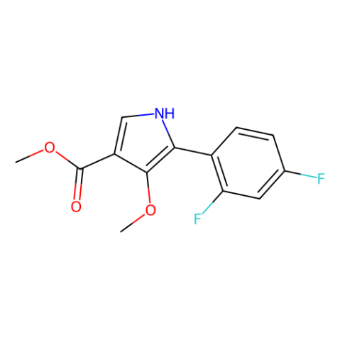 aladdin 阿拉丁 M587866 5-(2,4-二氟苯基)-4-甲氧基-1H-吡咯-3-羧酸甲酯 1902955-29-6 98%