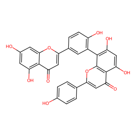 aladdin 阿拉丁 A421955 穗花杉双黄酮 1617-53-4 10mM in DMSO