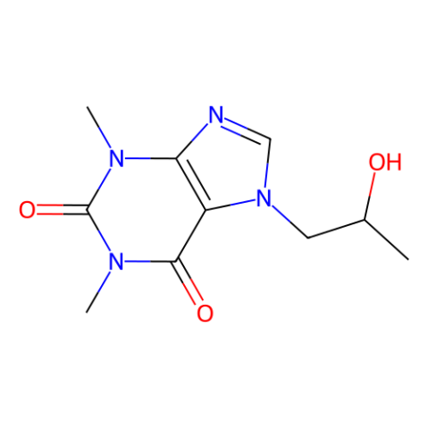 aladdin 阿拉丁 H425008 7-(2-羟丙基)茶碱 603-00-9 10mM in DMSO