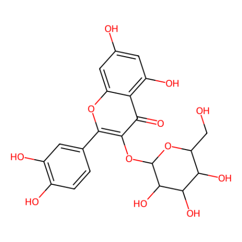 aladdin 阿拉丁 Q123379 槲皮素 3-D-半乳糖苷 482-36-0 ≥97.0% (HPLC)