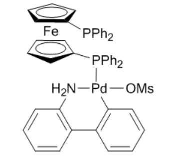 aladdin 阿拉丁 M282937 甲磺酸[1,1'-双(二苯基膦基)二茂铁)](2'-氨基-1,1'-联苯-2-基)钯(II) 1445086-28-1 98%
