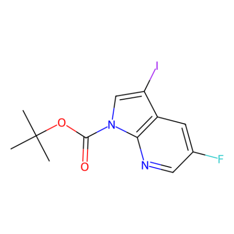 aladdin 阿拉丁 F479775 5-氟-3-碘-吡咯并[2,3-b]吡啶-1-羧酸叔丁酯 928653-78-5 试剂级