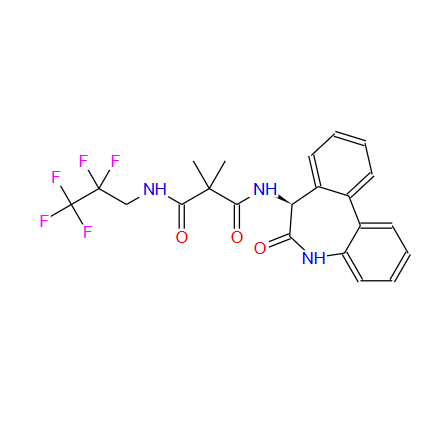 847925-91-1;N1-[(7S)-6,7-二氢-6-氧代-5H-二苯并[B,D]氮杂卓-7-基]-2,2-二甲基-N3-(2,2,3,3,3-五氟丙基)丙二酰胺