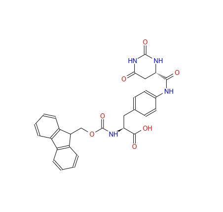 N-[芴甲氧羰基]-4-[[[(4S)-六氢-2,6-二氧代-4-嘧啶基]羰基]氨基]-L-苯丙氨酸 1253282-31-3