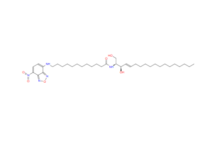 202850-01-9；C12NBD-神经酰胺；N-[12-[(7-NITRO-2-1,3-BENZOXADIAZOL-4-YL)AMINO]DODECANOYL]-CERAMIDE