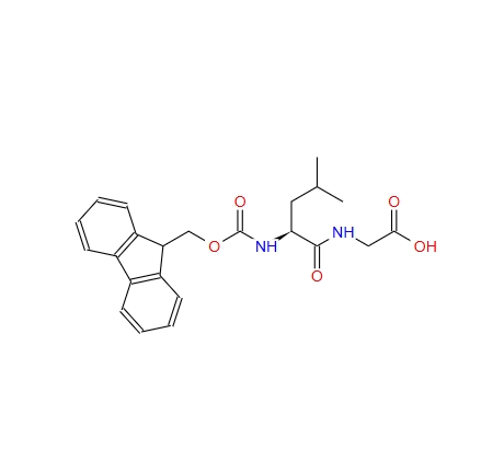 (S)-2-(2-((((9H-芴-9-基)甲氧基)羰基)氨基)-4-甲基戊酰胺基)乙酸 82007-05-4