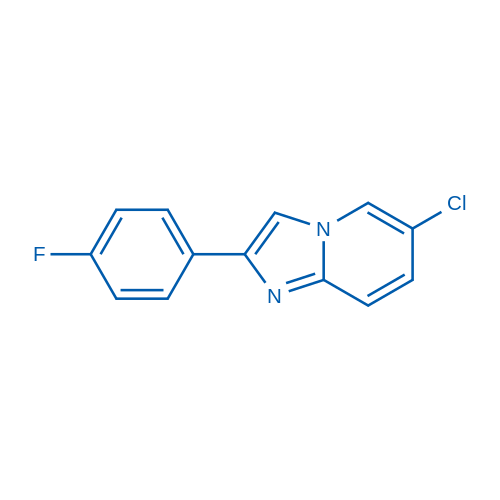 6-Chloro-2-(4-fluorophenyl)imidazo[1,2-a]pyridine