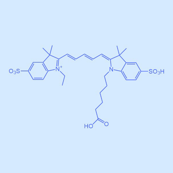 CY5-COOH,水溶花氰染料CY5-羧基，Sulfo CY5-COOH