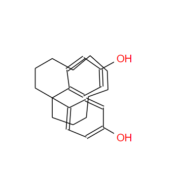 29651-54-5；4,4'-环亚十二基双苯酚；4,4'-cyclododecylidenebis- phenol