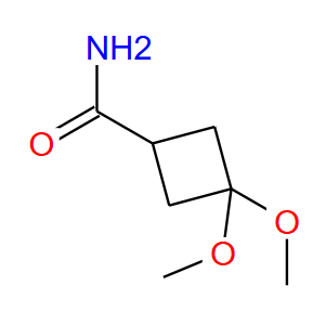 3,3-二甲氧基环丁烷-1-甲酰胺；2360931-42-4