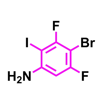 4-溴-3,5-二氟-2-碘苯胺 ；1467060-36-1