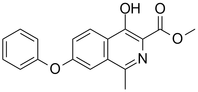 罗沙司他杂质A；罗沙司他中间体；4-羟基-1-甲基-7-苯氧基异喹啉-3-甲酸甲酯