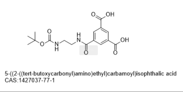 5-((2-((tert-butoxycarbonyl)amino)ethyl)carbamoyl)isophthalic acid