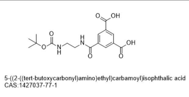 5-((2-((叔丁氧羰基)氨基)乙基)氨基甲酰基)间苯二甲酸