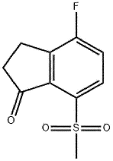 4-氟-7-(甲基磺酰基)-2,3-二氢-1H-茚满-1-酮