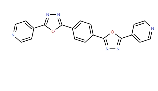 1,4-双(5-(吡啶-4-基)-1,3,4-恶二唑-2-基)苯