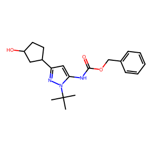 N-(1-叔丁基-3-(3-羟基环戊基)-1H-吡唑-5-基)氨基甲酸苄酯