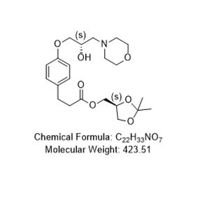 ((S)-2,2- 二甲基 -1,3- 二氧戊环-4-基)甲基3-(4-((S)-2-羟基-3-吗啉代丙氧基)苯基)丙酸酯