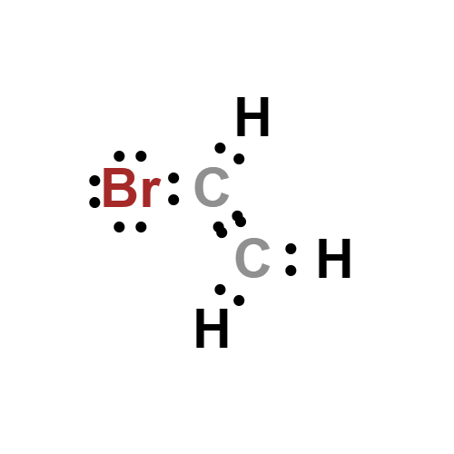 c2h3br lewis structure