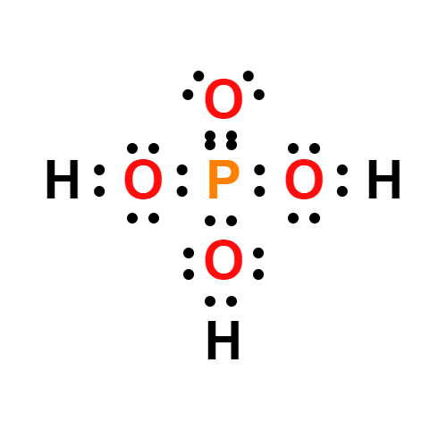 h3po4 lewis structure