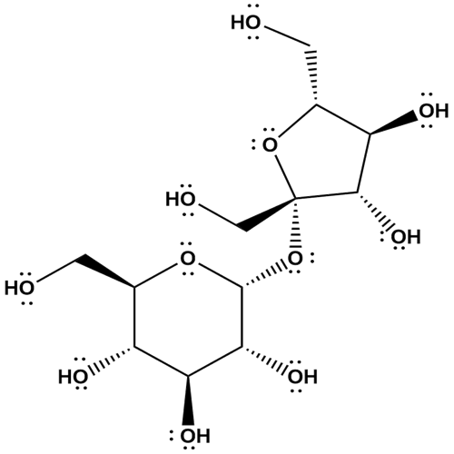 sucrose lewis structure