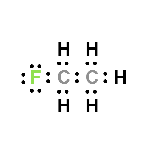 _c2h5f lewis structure